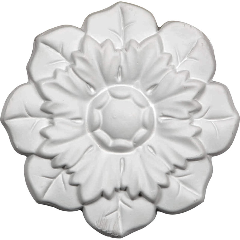 Emery 3.75'' H x 3.75'' W x 0.5'' D Urethane Onlay Scroll