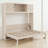 Full Size Murphy Bed With Storage-1125449802