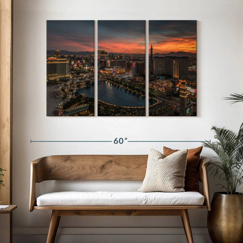 Sireci Las Vegas Sireci Lights, 32" H x 50" W