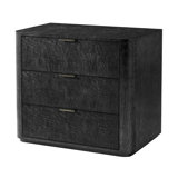 Kesden 3 - Drawer Solid Wood Nightstand