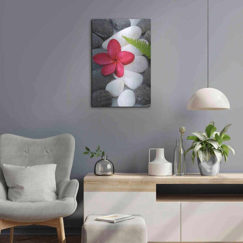 «Wabi-Sabi I», art mural en métal, H 24 po x l 16 po