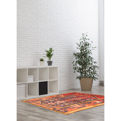 Tapis rouge Andelz 3 pi 5 po x 5 pi 6 po