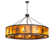 Meyda Lighting 8 - Light Wrought Iron Shaded Pendant | Wayfair