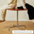 Walnut&Silver Round Solid Wood Dining table-3166232