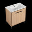 Base de meuble-lavabo avec lavabo, meuble de rangement en bois d'ingénierie, meuble-lavabo moderne avec rangement-212035024