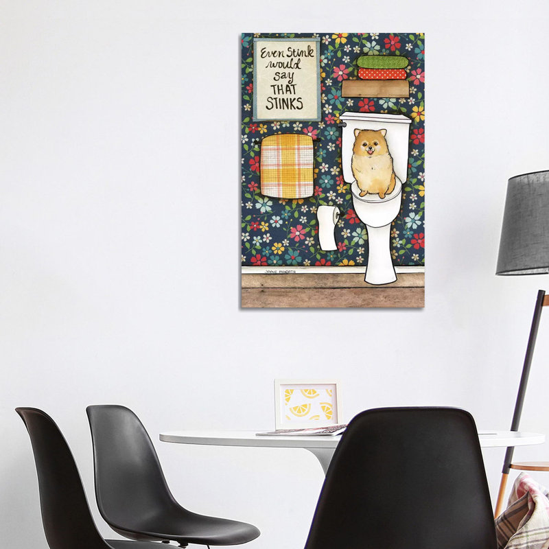 That Stinks by Jamie Morath - Print on Canvas, 101.6cm H x 66.04cm W x 3.81cm D, Wrapped Canvas