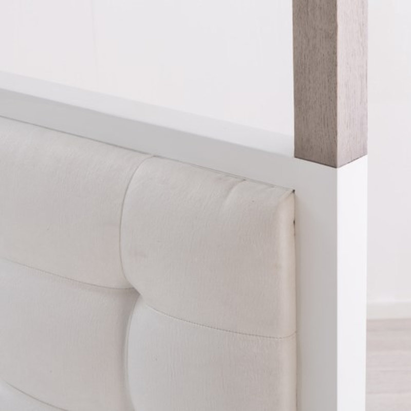 Oakland Linen Canopy Bed, King