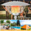 11000 Stainless Steel Propane Tabletop Patio Heater