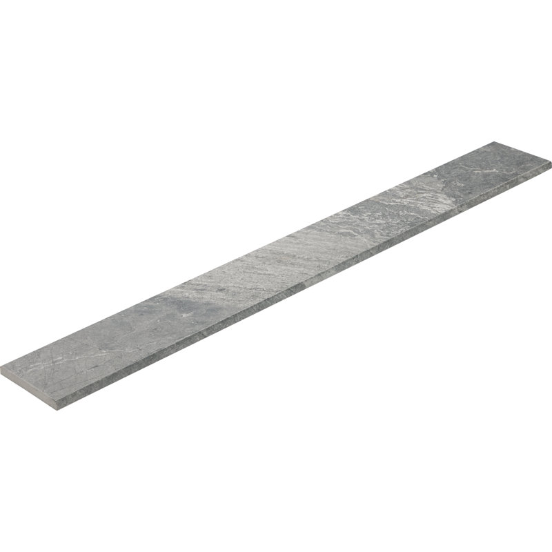 Daltile Perpetuo 3" X 24" Matte Porcelain Floor Bullnose (10 PCS Per Carton) (4.66 SQFT Per Carton), Eternal Gray