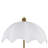 23" Gold Resin Frog Table Lamp With Linen Umbrella Shade-721551889-721551890