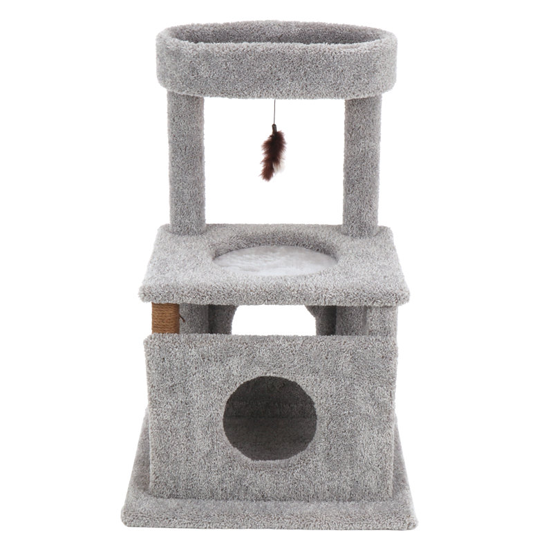 Arbre à chat 37 po H, Gris