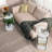 2 Piece Set Of Living Room Round Side Table, Space Decoration Table-1018293089