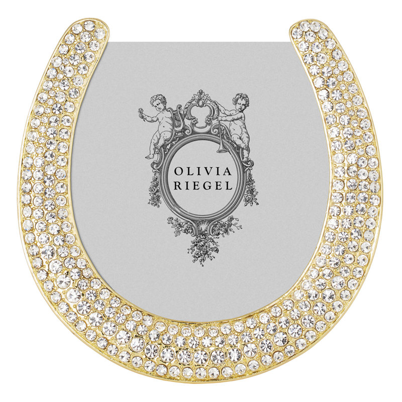 Horseshoe Metal Picture Frame, Gold