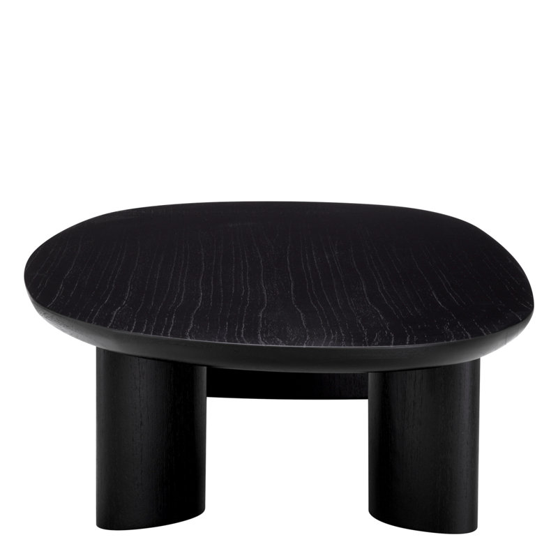 Coffee Table Lindner Black Veneer - Top, Black