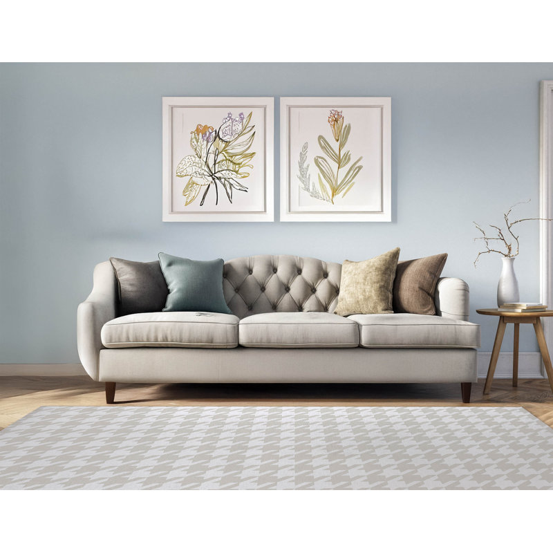 Send in the Hounds Indoor Non-Slip Area Rug, Rectangle 5' x 7'