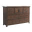 Commode combinée 8 tiroirs avec Miroir Ismay