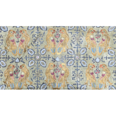 Parrots I Rectangular Pillow Cover