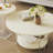 Modern simple cream style coffee table-105170504