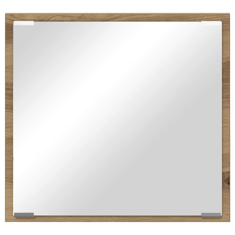 LED Bathroom Mirror Wall-Mounted 40 X 8.5 X 37 Cm, Artisan Oak
