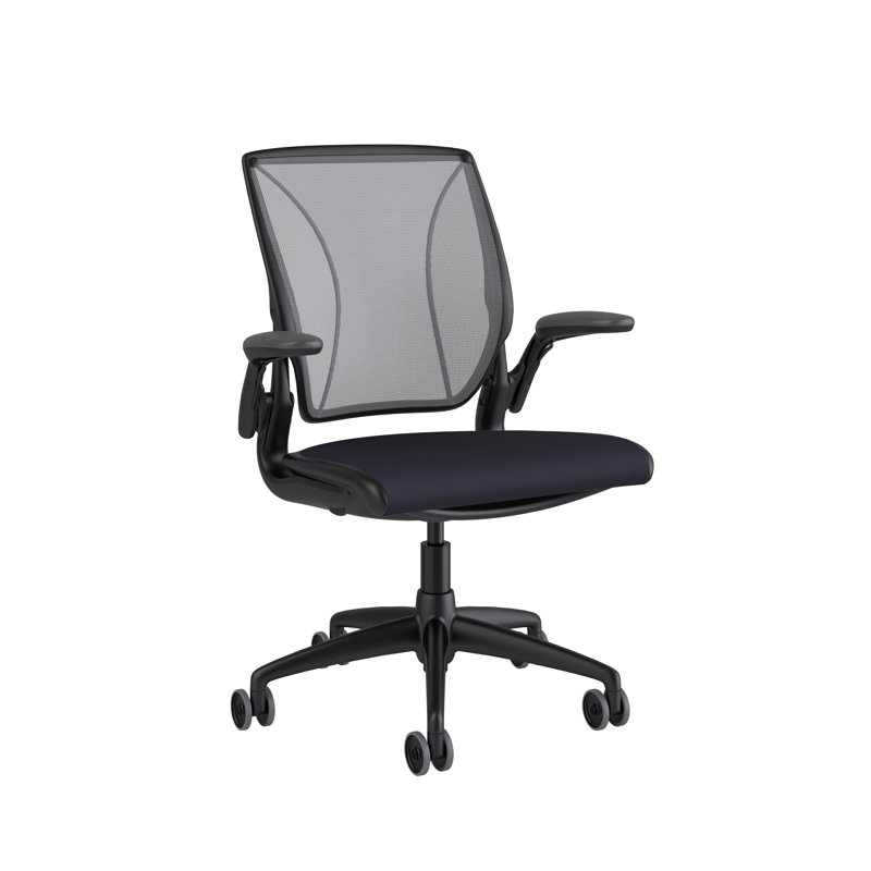 Mesh Task Chair, Pinstripe/Cadmium Yellow, Dash/Platinum, Black