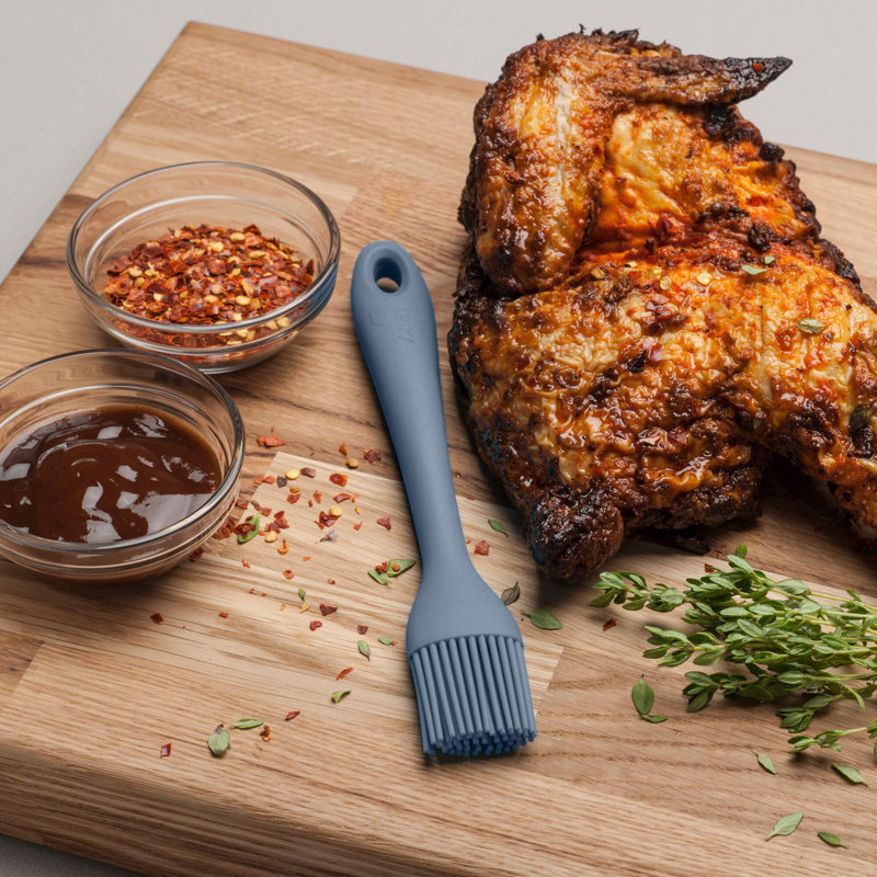 Zeal Silicone Meat Basting Brush, Provence Blue