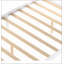 Lit plateforme avec tiroirs sous le lit