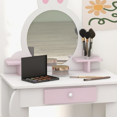 Mariel Dressing Table with Mirror