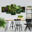 Mossy Rainforest Wall Art, ensemble de 5 reproductions d'art sur toile, ensemble de 5 pièces-1982653509