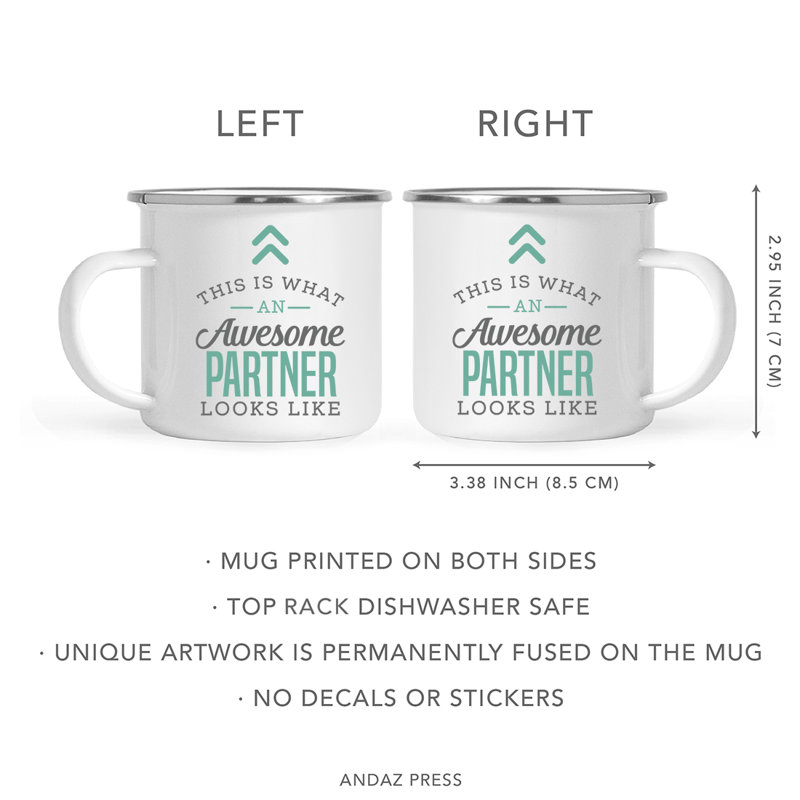 Stainless Steel Camping Mug, Partner