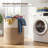 Collapsible Cotton Rope Laundry Hamper, Large Storage Basket With Reinforced Handles, Machine Washable Organizer For Clothes Toys Blankets, Perfect For Bedroom Bathroom Nursery Laundry Room-1698502197