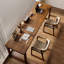 Bureau moderne et simple en bois massif-1444040670