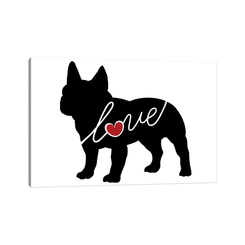 French Bulldog by Traci Anderson - Wrapped Canvas Gallery-Wrapped Canvas Giclée, 20.32 cm H x 30.48 cm W
