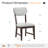 Upholstered Solid Wood Dining Chair-1290757758
