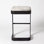 Upholstered Stool with Metal Frame
