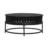 Oralene Accent Cocktail Table - Black