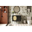 Meuble-lavabo 30 po avec lavabo en céramique, meuble-lavabo Mid-Century avec 2 tiroirs, meuble-lavabo avec grand espace de rangement