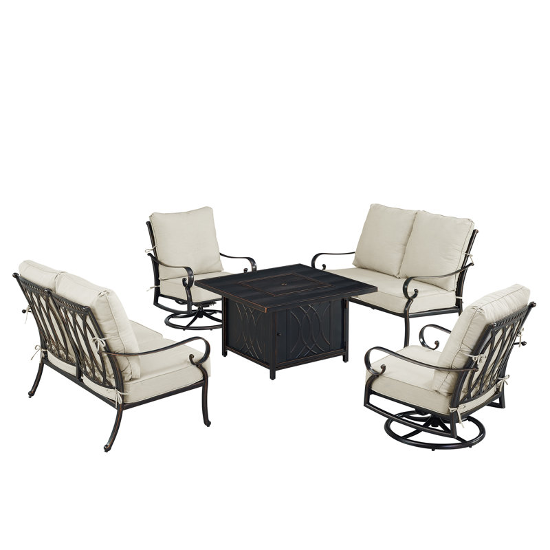 Cave Outdoor 5 - Piece Conversation Set