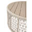 Table basse ronde en tricot pour l'extérieur