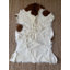 Peau de chèvre brune et blanche