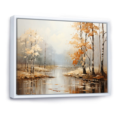 Mystic Nostalgia Autumn Forest On Canvas Print