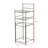 2-Shelf Steel Storage Shelf Unit with Hamper