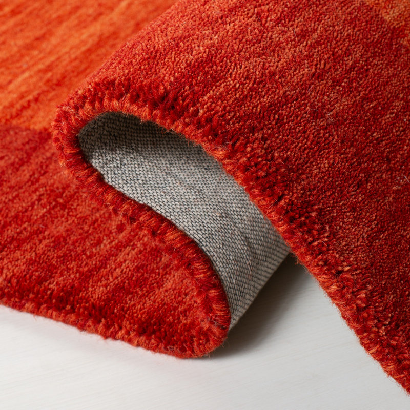 Tapis en laine tissé à la main Hossain, Rectangle 3 pi x 5 pi