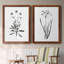 Inky Botanical I - Ensemble de 2 peintures sur toile encadrées-539907599-539907598