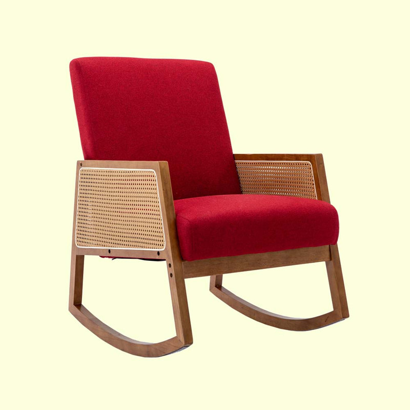 Chaise berçante Janise, Red