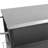 54.5" Outdoor Kitchen Island With Stainless Steel Tabletop, Metal Grill Cart Table With Storage Cabinet, Spice Rack And Towel Rack, Outdoor Bar Cart With 4 Lockable Wheels For Outside BBQ