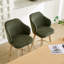 Tabouret de comptoir pivotant avec accoudoirs Ashwell-1929849992