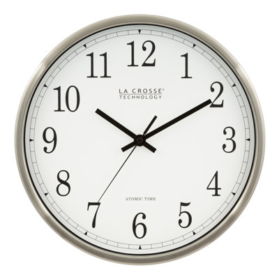 La Crosse Technology 12" Atomic Metal Wall Clock