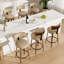 Tabouret de bar pivotant chic en cuir pour un confort et un style ultimes-207768066