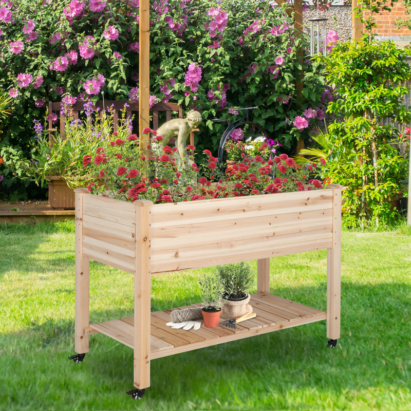 Jaydus Wood Elevated Planter