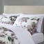 Drap floral et taupe avec édredon mauve 100%-119448530